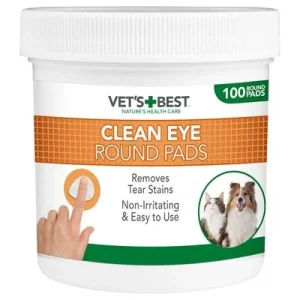 Vet's Best® Clean toalhitas para limpar os olhos para cães
