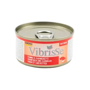 Vibrisse Atum e Gambas 70g – Alimento húmido para gatos