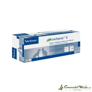VIRBAC Anxitane 30 comprimidos calmantes para animais de estimação