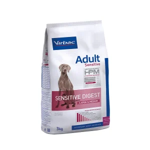 VIRBAC HPM ADULT DOG LARGE & MEDIUM SENSITIVE DIGEST 12 KG
