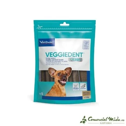 VIRBAC Veggiedent Fr3sh para halitose e mau hálito em cães