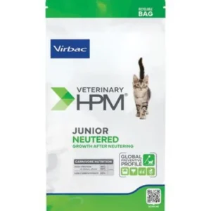 Virbac Veterinary HPM Junior Neutered Cat – Alimento seco para gatos jovens esterilizados