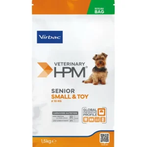 Virbac Veterinary HPM Senior Dog Small & Toy – Alimento seco para cães séniores de raça pequena e miniatura