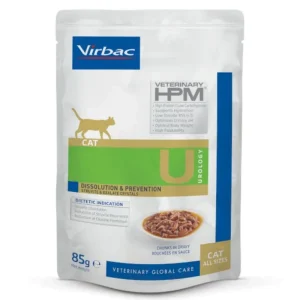 Virbac Veterinary HPM Urology Cat Dissolution & Prevention – Alimento húmido para gatos com problemas urinários