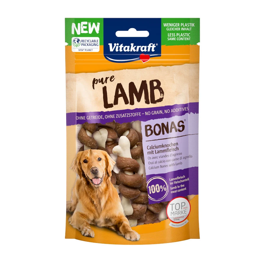 Vitakraft Ossos Pure Bonas de Cordeiro para cães
