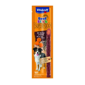 Vitakraft Sticks Beef Superfood Cenoura e Chia para cães