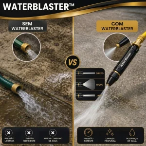 WaterBlaster: Pistola de água de alta pressão