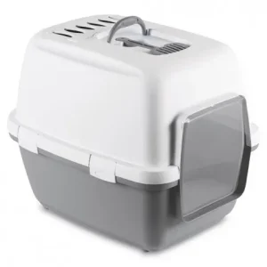 WC Cathy Comfort para gatos – Stefanplast – Cor do Produto: Cinzento