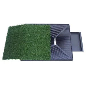 WC com Relva Artificial 63 × 51 cm — Cão