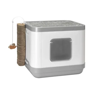 WC para Gatos 3 em 1 Cat Concept com Cama, Arranhador e Pá da Moderna
