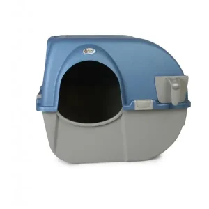 WC para gatos Roll N’Clean Litter Box – Azul – Pequena