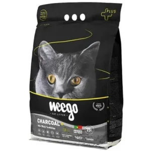 Weego Charcoal Plus + – Areia aglomerante de bentonite para gatos com carvão ativado
