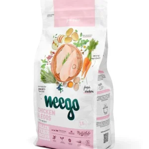 Weego Chicken & Eggs Kitten – Alimento seco sem cereais para gatinhos