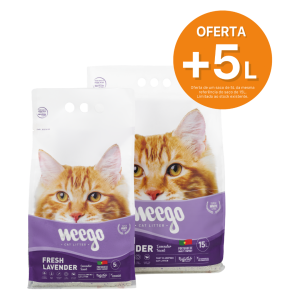 Weego Lavanda Fresca Areia Aglomerante 15L + 5L Oferta