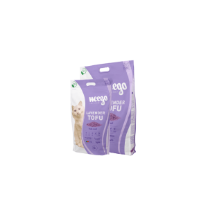 Weego Lavender Tofu – Areia Aglomerante Natural de Tofu com Aroma de Lavanda para Gatos