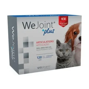 WeJoint Plus Raças Pequenas e Gatos 120 Cp. (até 10kg)