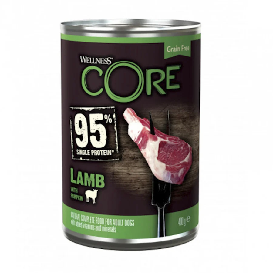 Wellness Core Cordeiro com Abóbora lata para cães