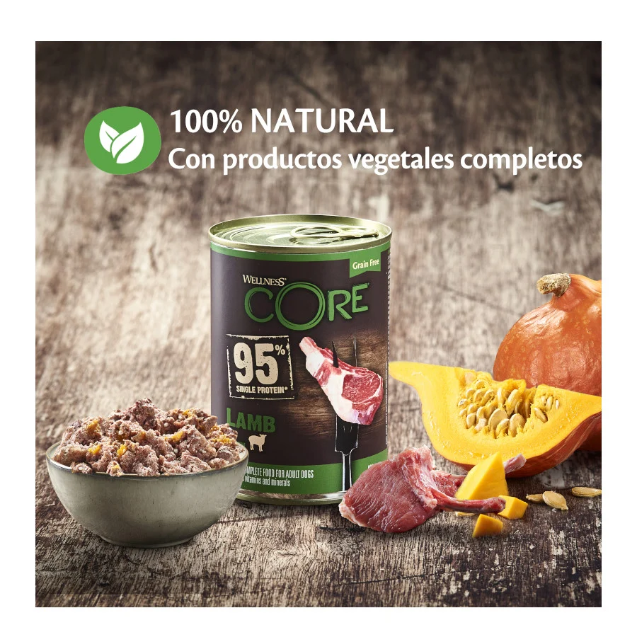 Wellness Core Cordeiro com Abóbora lata para cães - Image 2