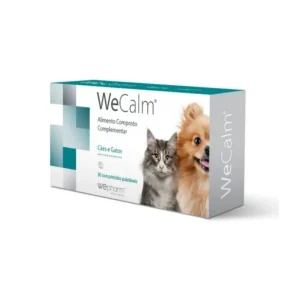 Wepharm WeCalm 30 comprimidos – Suplemento calmante para cães e gatos