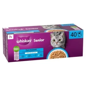 Whiskas 7+ Senior Saquetas frescas 40 x 85 g