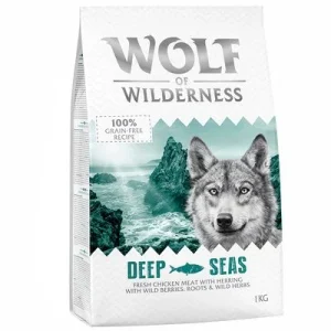 Wolf of Wilderness Adult "Deep Seas" com arenque - sem cereais