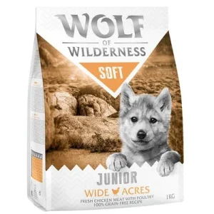 Wolf of Wilderness Junior Soft Wide Acres com frango - sem cereais