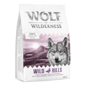 Wolf of Wilderness Adult "Wild Hills" com pato - sem cereais