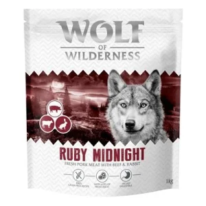 Wolf of Wilderness "Ruby Midnight" Carne de vaca e coelho - sem cereais