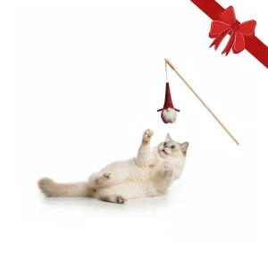 Wonder Christmas Vara com Brinquedo Pai Natal para Gatos