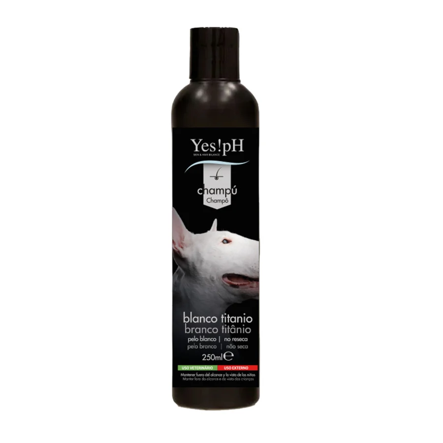 Yes!pH champô Branco Titânio para cães