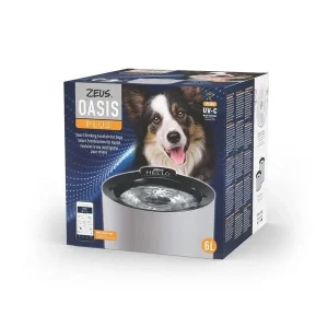 Zeus Cascade Drinking Fountain 6L com Top Azul