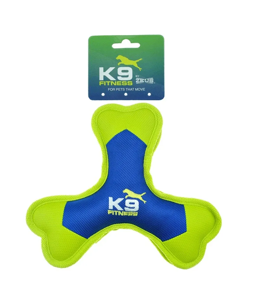 Zeus K9 Fitness Tri-Osso de Nylon Resistente com Som – Brinquedo para cães