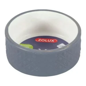 ZOLUX COMEDOURO MARGOT 200ML CINZA