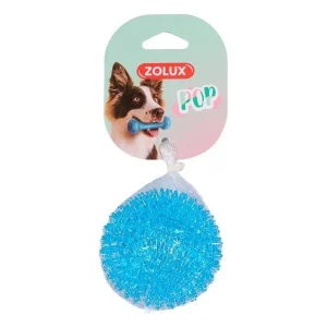 Zolux Puppy Pop Bola com Picos em TPR Azul para Cães 8cm
