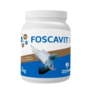 Zoopan Foscavit P – Suplemento vitamínico-mineral para pombos e aves 1 kg