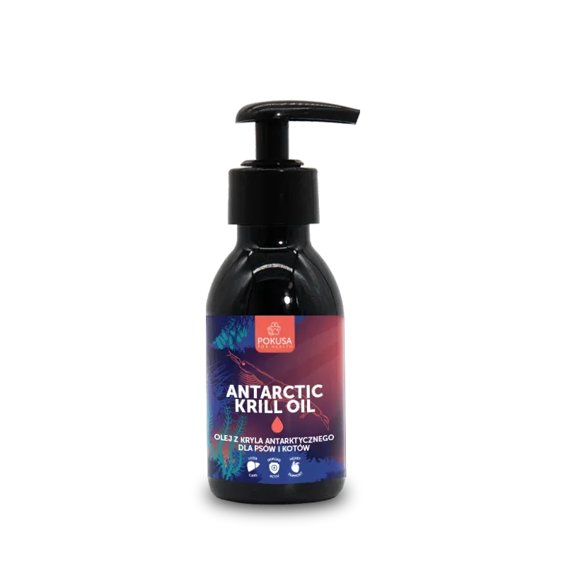 脫leo Puro de Krill Ant谩rtico para C茫es e Gatos 鈥?Suplemento de Omega-3 EPA & DHA 鈥?Astaxantina Natural para Sa煤de do Cora莽茫o e Articula莽玫es 鈥?OceanicLine
