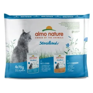 🐾 Almo Nature Sterilised – Comida Húmida para Gatos Adultos